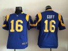 Nike St.Louis Rams #16 Jared Goff Blue Youth Jersey