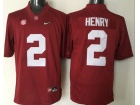 Youth Alabama Crimson Tide #2 Derrick Henry Red College Football Jersey