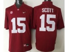 Youth Alabama Crimson Tide #15 J.K. Scott Red College Football Jersey