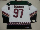 Phoenix Coyotes 1997-98 Vintage Throwback Jerseys #97 Jeremy Roenick White Coyotes Ice Hockey Jersey