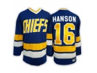 Hanson Brothers Charlestown CHIEFS Ice Hockey Jerseys #16 Jack Hanson Jersey