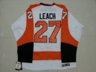 Philadelphia Flyers #27 Reggie Leach White Throwback CCM Ice Hockey Jersey