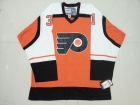 Philadelphia Flyers #31 Pelle Lindbergh Orange 1985 Throwback CCM Ice Hockey Jersey