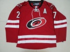 Carolina Hurricanes  #27 Justin Faulk Home Red Hockey Jersey