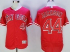 Los Angeles Angels #44 Reggie Jackson Red Flexbase Jerseys