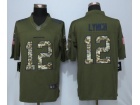 Denver Broncos #12 Paxton Lynch Green Salute to Service Nike Limited Jerseys