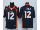 Denver Broncos #12 Paxton Lynch Blue Nike Limited Jerseys