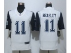 Dallas Cowboys #11 Cole Beasley White Limited Rush Jerseys