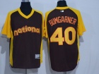 Men's San Francisco Giants #40 Madison Bumgarner Majestic Brown 2016 MLB All-Star Game Cool Base Player Jersey