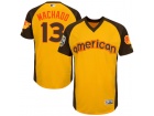 Men's Baltimore Orioles #13 Manny Machado Majestic Yellow 2016 MLB All-Star Game Cool Base Player Jersey