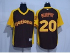 Washington Nationals #20 Daniel Murphy Majestic Brown 2016 MLB All-Star Game Cool Base Player Jersey