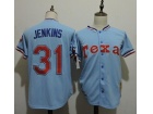 Texas Rangers #31 Ferguson Jenkins Baby Blue Throwback 1981 Jersey