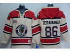 Chicago Blackhawks #86 Teuvo Teravainen Cream Hockey Hoodie