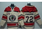 Chicago Blackhawks #72 Artemi Panarin Cream Hockey Hoodie