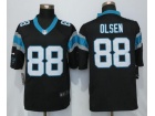 Carolina Panthers #88 Greg Olsen Black Nike Limited Jerseys