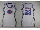 Chicago Bulls #23 Michael Jordan Tunesquad White Women NBA Basketball Jerseys