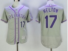 Colorado Rockies #17 Todd Helton White Flexbase Jerseys