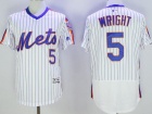 New York Mets #5 David Wright White Pullover Flexbase Jerseys