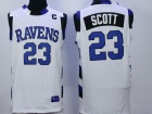 One Tree Hill Ravens #23 Nathan Scott White Basketball Jersey