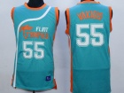 Flint Tropics #55 Vakidis Blue Semi-Pro Movie Basketball Jersey