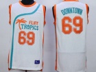 Flint Tropics #69 Downtown White Semi-Pro Movie Basketball Jersey