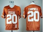 Texas Longhorns #20 Earl Campbell Dark Orange College Football Jerseys