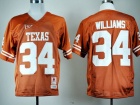 Texas Longhorns #34 Ricky Williams Dark Orange College Football Jerseys