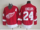 Detroit Red Wings #24 Chris Chelios Red CCM Hockey Jerseys