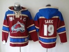 Colorado Avalanche #19 Joe Sakic Red NHL Hockey Sweaters