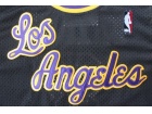 Los Angeles Lakers #8 Kobe Bryant Black Hardwood Swingman Throwback Jerseys