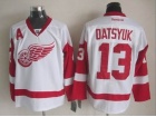 Detroit Red Wings #13 Pavel Datsyuk White NHL Jersey