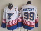 St. Louis Blues #99 Wayne Gretzky White CCM Jerseys