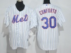 New York Mets #30 Michael Conforto White Cool Base Jerseys