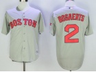 Boston Red Sox #2 Xander Bogaerts Grey Cool Base Jerseys