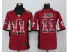 Atlanta Falcons #11 Julio Jones Red Strobe Nike Limited Jerseys