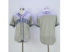 San Diego Padres Blank Grey FlexBase Jersey