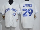 Toronto Blue Jays #29 Joe Carter White Throwback Jersey