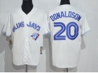 Toronto Blue Jays #20 Josh Donaldson White Throwback Jersey