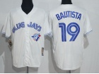 Toronto Blue Jays #19 Jose Bautista White Throwback Jersey