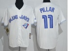 Toronto Blue Jays #11 Kevin Pillar White Throwback Jersey