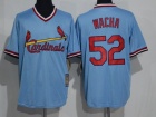 St. Louis Cardinals #52 Michael Wacha Blue Pullover Throwback Jerseys