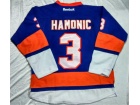 New York Islanders #3 Travis Hamonic Blue Hockey Jersey