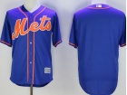 New York Mets Blank Blue Cool Base Baseball Jerseys