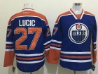 Edmonton Oilers #27 Milan Lucic Blue Hockey Jersey