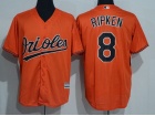 Baltimore Orioles #8 Cal Ripken Orange New Cool Base Jerseys