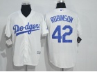 Los Angeles Dodgers #42 Jackie Robinson White New Cool Base Jersey