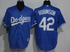 Los Angeles Dodgers #42 Jackie Robinson Blue Soft Cool Base Jersey