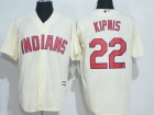 Cleveland Indians #22 Jason Kipnis Cream New Cool Base Jerseys