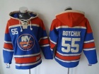 New York Islanders #55 Johnny Boychuk Blue Old Time NHL Hockey Hoodie