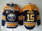 Buffalo Sabres #15 Jack Eichel Black Old Time Hockey Hoodie